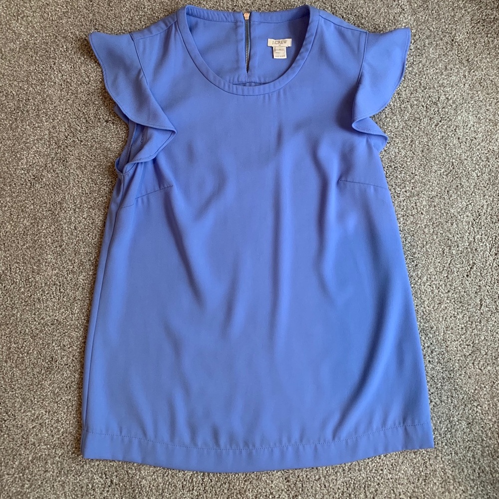 J. CREW flutter sleeve blouse
